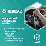 Hexeal Red Antifreeze 10L Ready Mix 2 x 5L Long Life Coolant & Antifreeze view 8