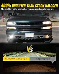 RAMJET4X4 LED Fog Lights Assembly DOT Driving Fog