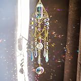 H&D Crystal Prisms Suncatcher 24.2in Window Hanging Pendant Decor view 4