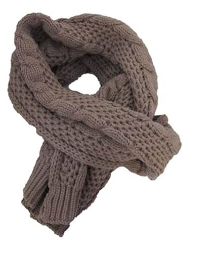 Bugatti Unisex Schal mit Zopfmuster