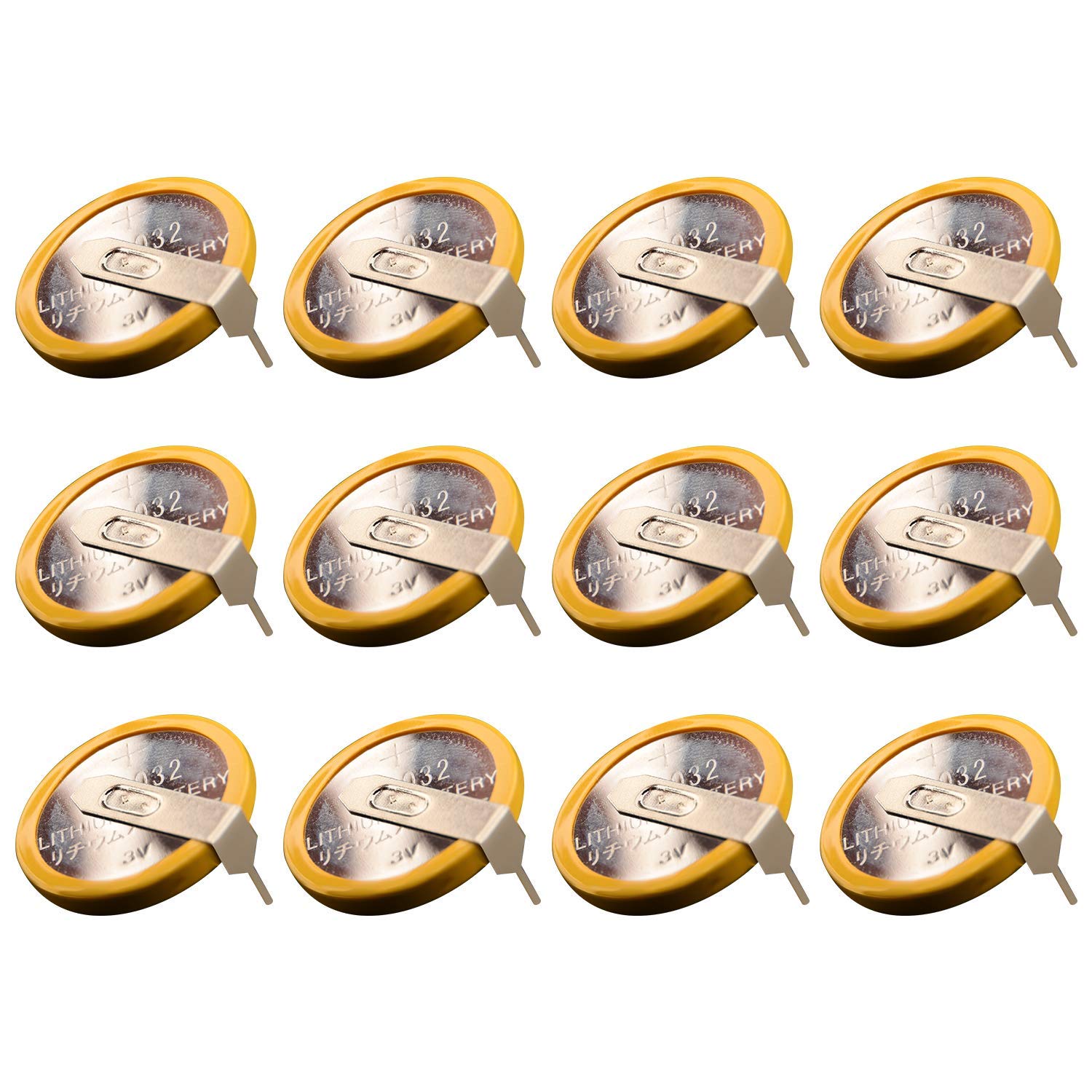 Photo 1 of ***MISSING 2 BATTERIES**
12Pack CR2032 Battery, CR2032 3V Button Cell Lithium Game Batteries with Solder Tabs for NES, SNES, N64, Gamecube, Super Mario RPG Game Battery Replacement