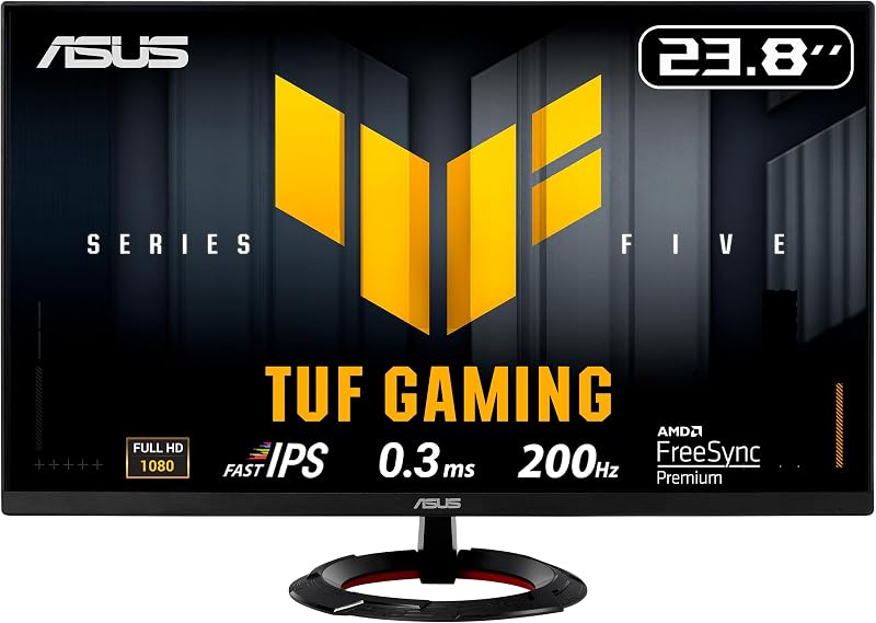 ASUS TUF Gaming VG249Q5R 24 Inch Full HD Monitor 200 Hz Freesync HDR10