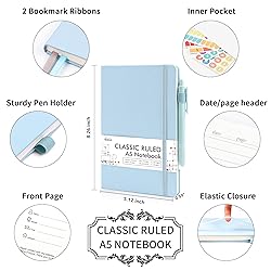 feela 12 Pack Notebooks Journals Bulk, Hardcover