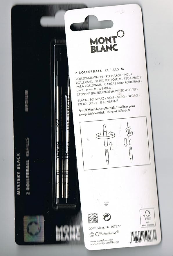 mont blanc diary refills