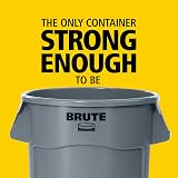 Rubbermaid Commercial Vented Brute Round Container 121 L Orange view 4