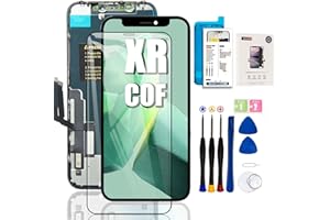 EFAITHFIX for iPhone XR Screen Replacement COF 6.1 Inch LCD Screen Frame Assembly 3D Touch Display Screen Digitizer for A1984