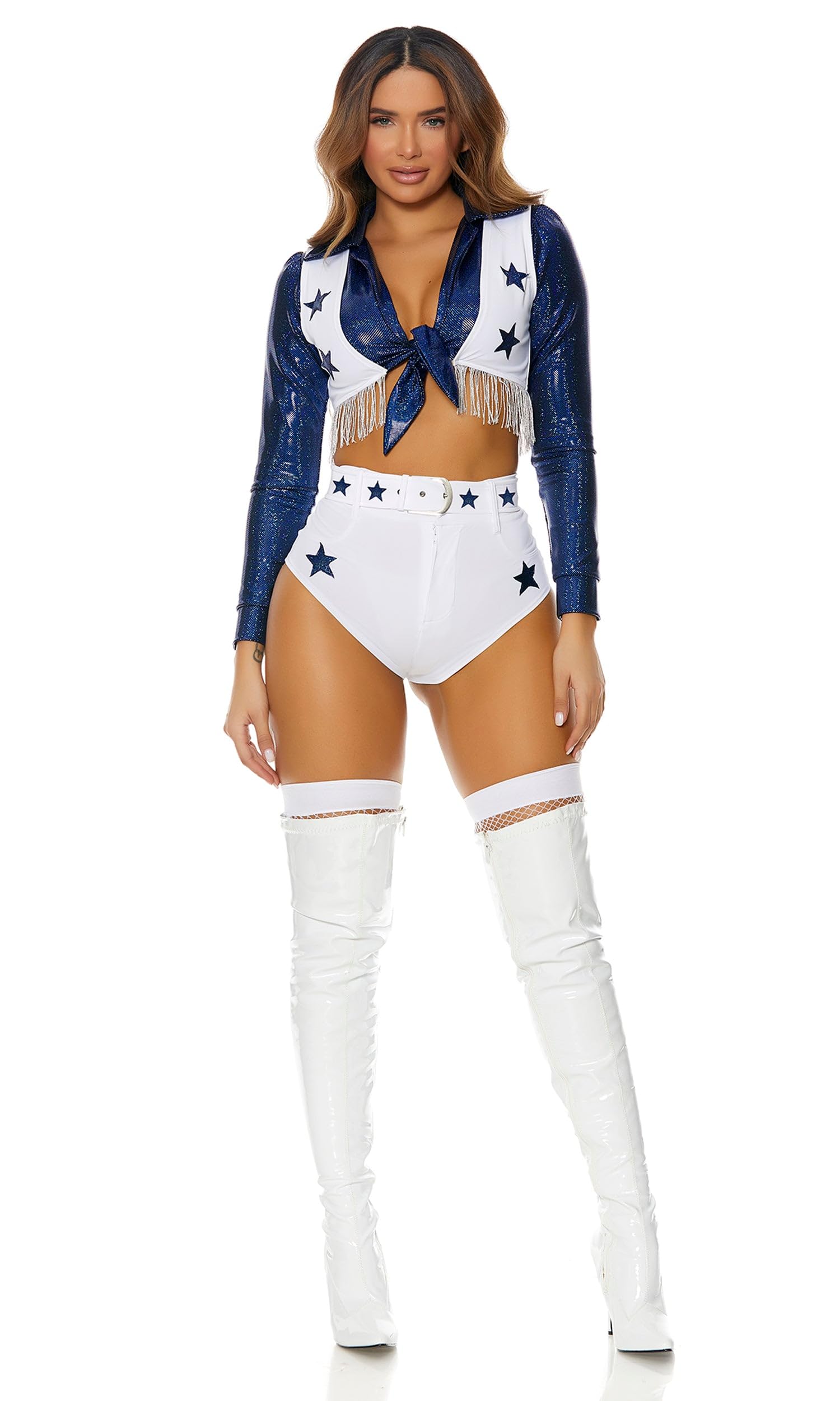 Forplay womens Seeing Stars Cheerleader Costume