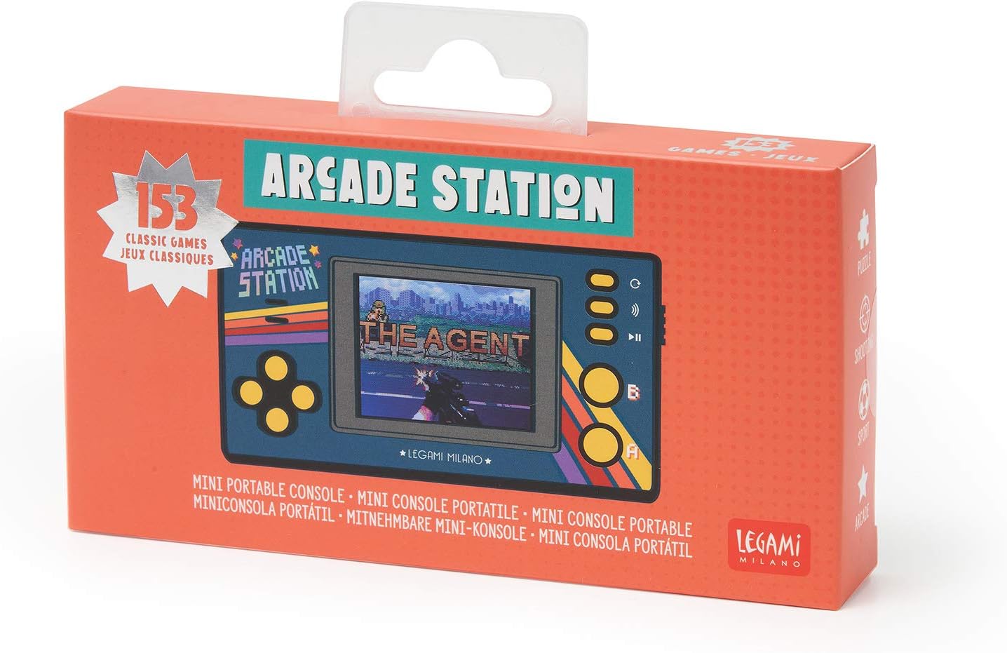 Legami HHG0001 TiesArcade StationMini Portable Console BigaMart