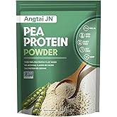 Angtai JN Pea Protein Powder, 24g of Plant-Based Protein, Unflavored, Vegan, Gluten-Free, Non-GMO, No Added Sugar, Easily Digested Isolate Form, 2 lb (30 Servings), Ideal for Vegetarians, Fitness