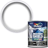 Dulux Weathershield Quick Dry Gloss Paint 750 ml Black - Exterior Finish