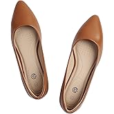 Rekayla Women's Flats Classic Pointed Toe Ballet Flats Shoes for Women Comfortable Slip On Dress Shoes for Work Office Casual Daily Wear Flat