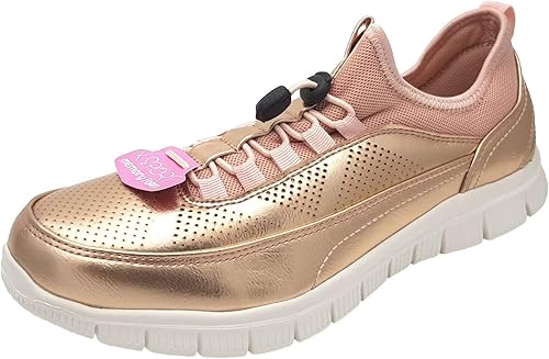 womens metallic trainers uk