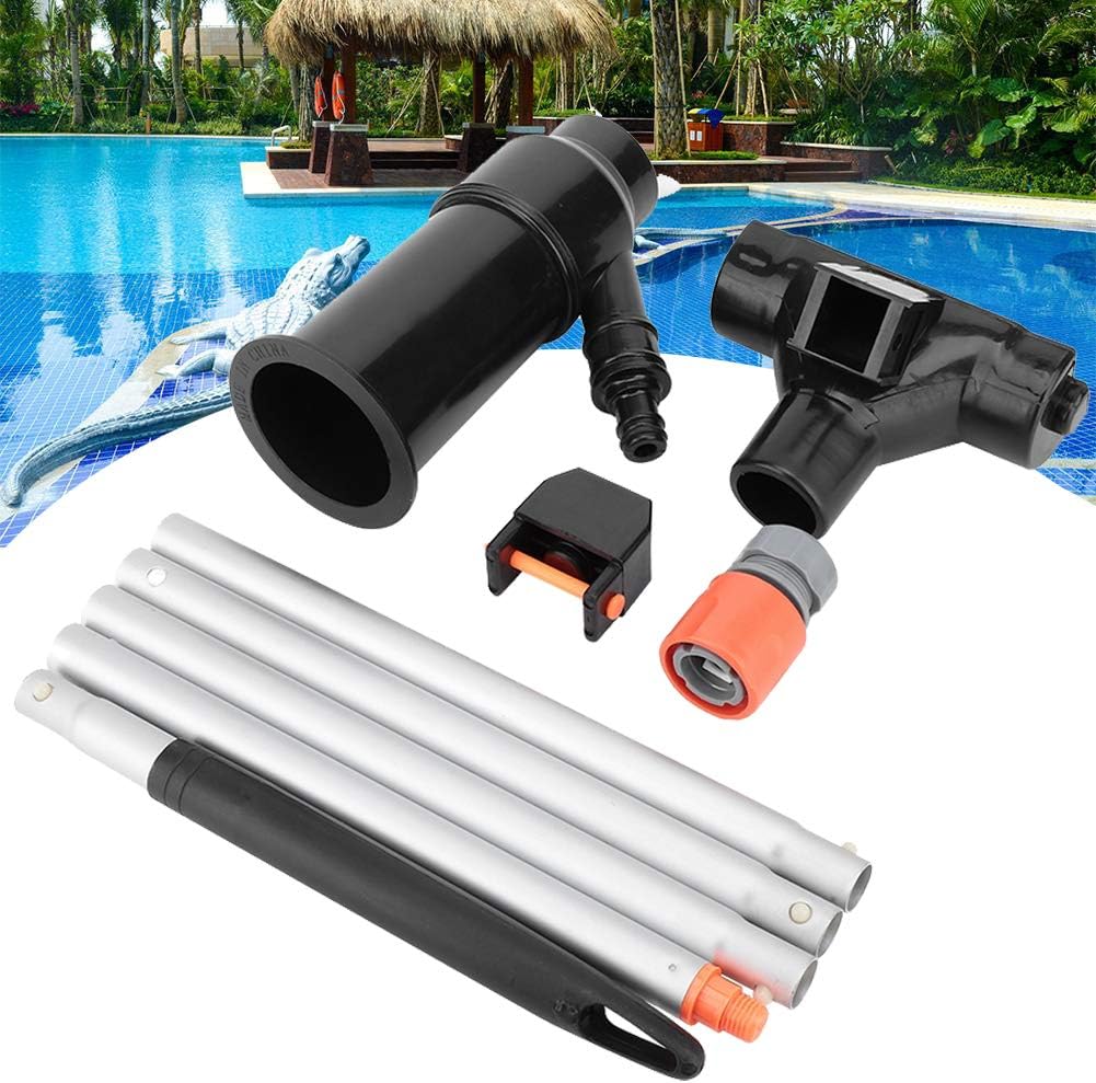 GreceYou 5 Pole Outdoor Portable Mini Jet Swimming Pool Vacuum Cleaner for Pool, SPA, Hot Tub, Jacuzzi, Fountain