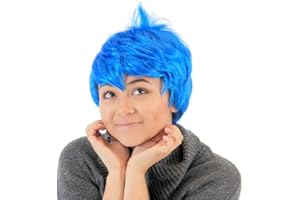 INSIDE OUT INsideOUT Joy Blue Costume Wig