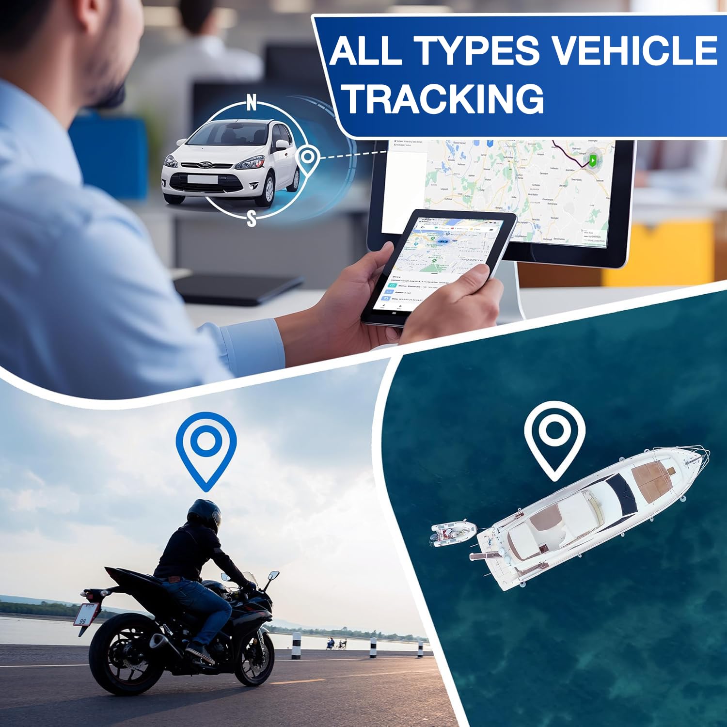 REWIRE SECURITY DB2-4G GPS Tracker for Vehicles – Real-Time Vehicle Tracking Device for Car, Van, Motorhome | Easy Battery Install | Live App Tracking | 4G Fleet Tracking