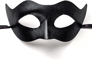 HyperFun Masquerade Mask for Men Classic Vintage Venetian Mens Mask Lightweight Gentle, Specially for Costume, Theme Parties