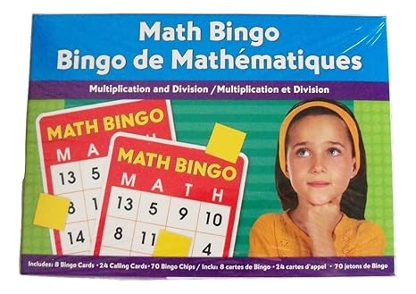 Math Bingo ~ Multiplication And Division