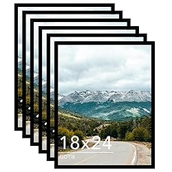 QOTIB 18x24 Picture Frame Black for Wall
