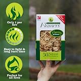 Flamers Flamers Natural Firelighters 50 Pack for Wood Burner BBQ Fire Pit view 3
