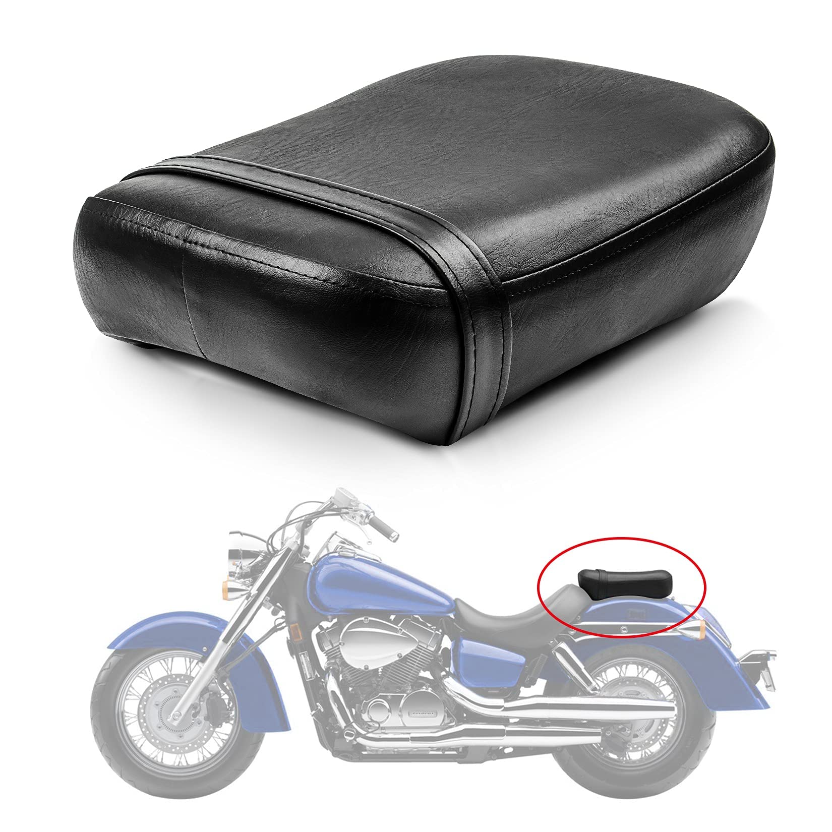 Photo 1 of PSLER Rear Passenger Seat Pillion Cushion Seat for Shadow Aero VT750C 2004-2023