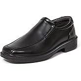 Deer Stags Boys' Greenpoint Jr Slip On Youth Dress Shoes Loafers for Church, Formal, School Uniform / Black / 1 Little Kid / Medium