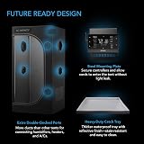 AC Infinity CloudLab 642 Grow Tent 4x2 120x60x180cm 2000D Canvas 4 inlets view 6