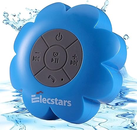 Altavoz Bluetooth para la ducha de Elecstars, Portátil Altavoz 4.0