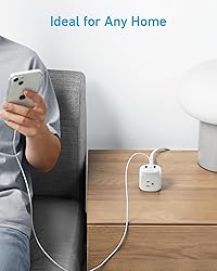 Anker 20W USB-C Power Strip, 321 Power Strip with 3