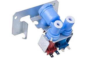 BlueStars Upgraded WR57X10051 Refrigerator Dual Inlet Water Valve - Compatible with G.E, Hotpoint & Kenmore Refrigerators - Replaces WR57X10032 WR57X10040 AP3672839 PS901314 IMV513 WR2X10105