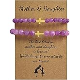 DOLLESS Mother Daughter Bracelets Matching Mommy and Me Bracelets Christmas Gifts for Mom Daughter
