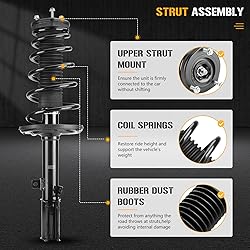 Front Rear Complete Struts Shock Absorber with Coil
