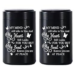 DAIFFUNE Small Urns for Ashes - Set of 2，2.7 Inch