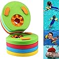 Szszm Kids Arm Float Discs,4 Pcs EVA Swimming Arm Float Ring Swim Float Colorful Discs Armbands Floating Sleeves Buoyancy Circles Rings,Kids Pool Baby Circles Summer Swimming Supplies,18.6*2.2cm