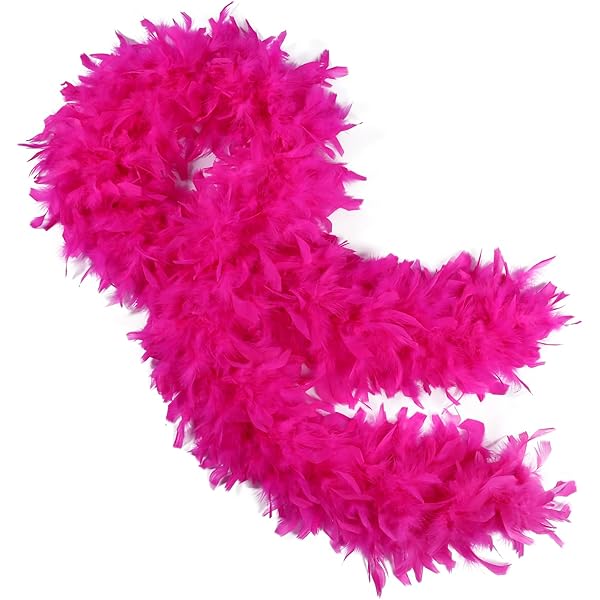 Boa En Plumes D'autruche Naturel - 2 Yards (environ 1,83m), Idéal Pour Costumes, Fêtes Et Déco