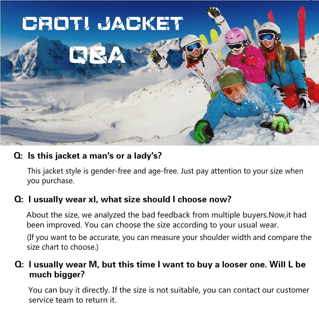 Ski Jacket Waterproof Windproof Fleece Jacket Mountain Jacket Sportswear For Men /Women Outdoors (L, Black)