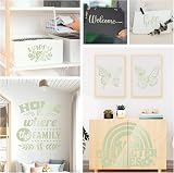 TECKWRAP Sage Green Permanent Vinyl 12x5ft Glossy Self Adhesive view 5