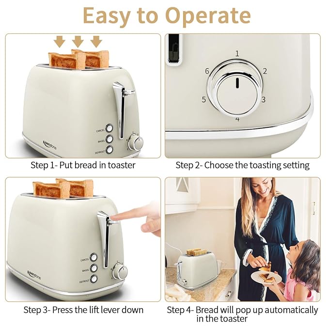 Amazon.com: Keenstone - Tostadora de 2 rebanadas: Kitchen ...