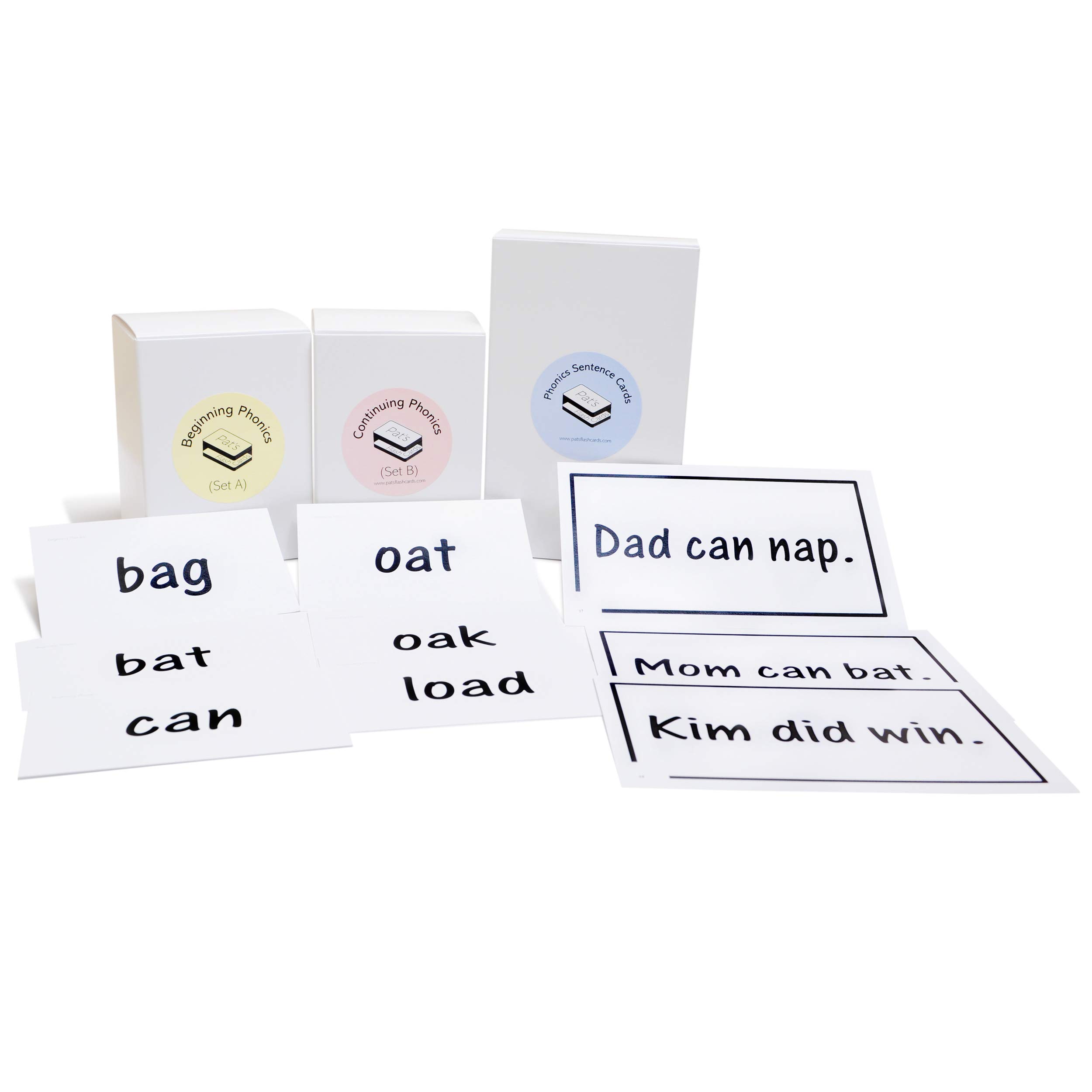 400 Words + 200 Sentences Phonics Reading Flash Cards