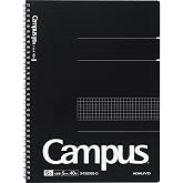 Kokuyo Campus notebook grid ruled Twin Ring A4 40 sheets scan -T223S5-D