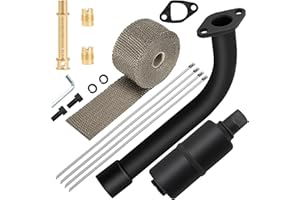 SOFO for Predator 212 Exhaust Pipe Kit - w/Main Jet kit Performance Parts for 196cc 224cc 200cc GX160 GX200 6.5HP Engine Coleman CT200u BT200X KT196 Baja MB200 GX160 GX200 Go Kart Mini Bike with Heat