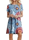 POPYOUNG Plus Size 2024 Women's Summer Short Sleeve
