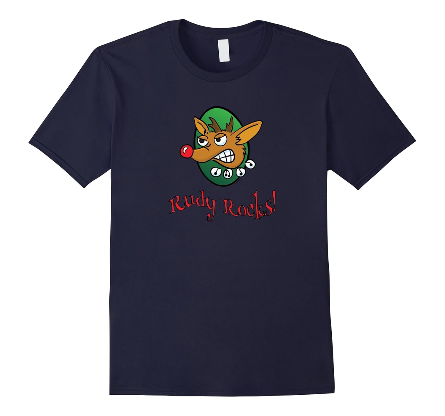 Rudy Rocks! Funny Christmas T-Shirt For The Holiday Season-ANZ