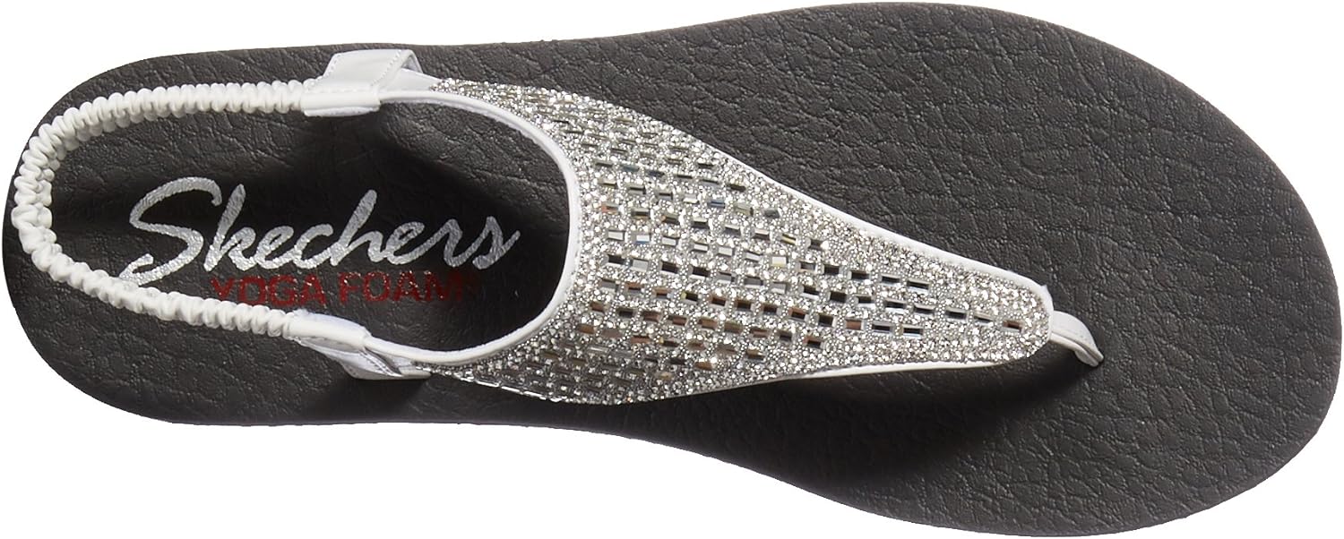 skechers yoga foam mujer plata