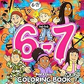 6-7 Coloring Book: Bold & Easy. 40 Designs Inspired By The 67 Trend. Perfect Gift For Teenage Girl