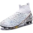 YIDUM Mens Soccer Cleats Outdoor Lightweight High-Top Training Boots Ground Athletic Football Boots Soccer Shoes for Men/Women
