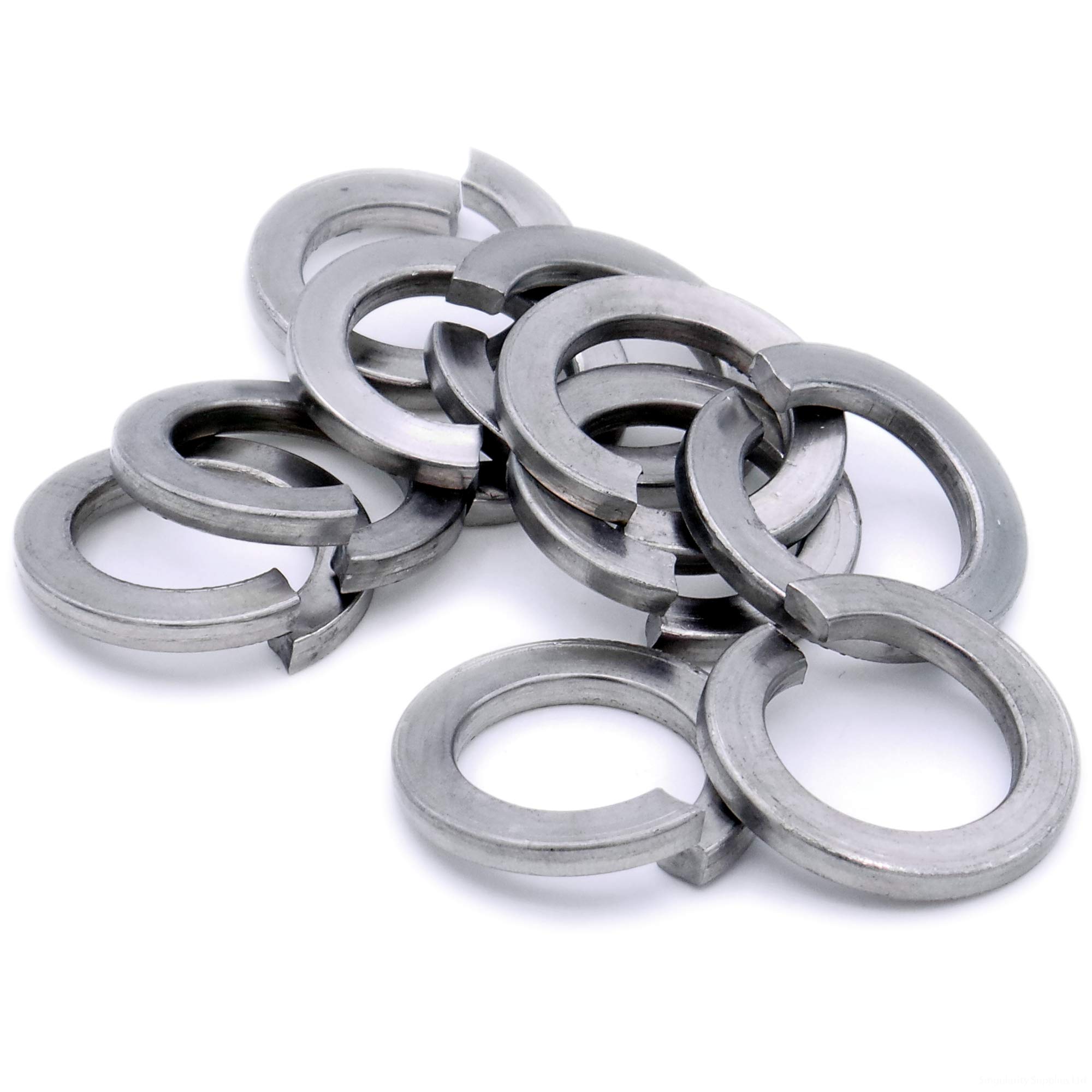 M2.5 (2.5mm) Rectangular Spring Split Lock Washer - Stainless Steel (A2) (Pack of 20)