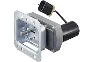 FLAMEENGINE 12V Auger Feed Motor for Green Mountain Grills Jim Bowie Prime and Prime Plus/Daniel Boone Prime and Prime Plus DC Auger Fuel Drive Motor Compatible with Ledge/Peak Part NO.P-1201