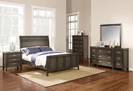 Amazon Com Discount Furniture Richfield Rustic Bedroom Set