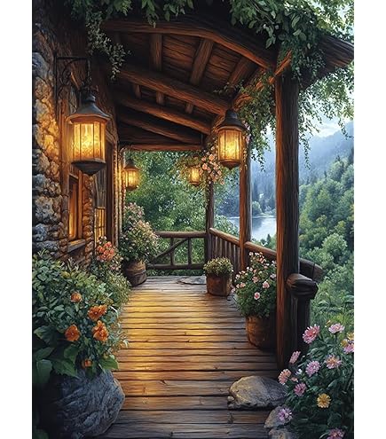Amazon.com: Autumn Diamond Painting Kits for Adults, Landscape