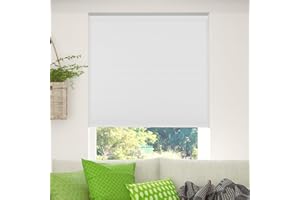 Calyx Interiors Cordless Honeycomb 9/16-Inch Cellular Shade, 27.5-Inch Width by 60-Inch Height, Blackout White